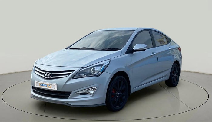 2015 Hyundai Verna FLUIDIC 4S 1.6 VTVT S(O), Petrol, Manual, 80,674 km, Left Front Diagonal