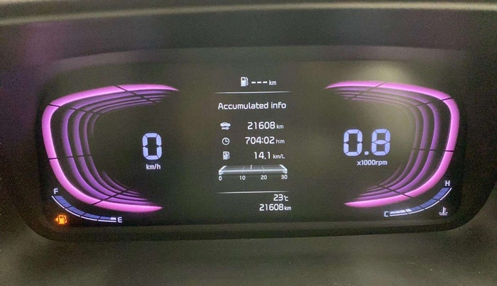 2022 KIA CARENS PRESTIGE 1.4 PETROL 7 STR, Petrol, Manual, 21,608 km, Odometer Image