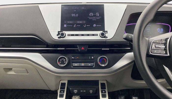 2022 KIA CARENS PRESTIGE 1.4 PETROL 7 STR, Petrol, Manual, 21,608 km, Air Conditioner