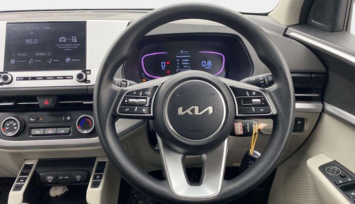 2022 KIA CARENS PRESTIGE 1.4 PETROL 7 STR, Petrol, Manual, 21,608 km, Steering Wheel Close Up