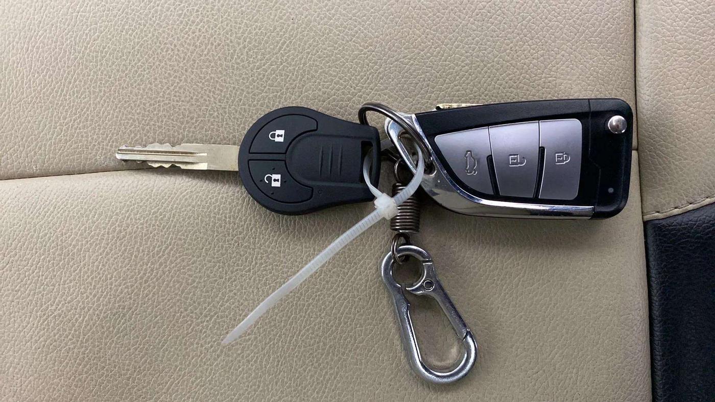 2019 Datsun Go Plus A(O), CNG, Manual, 71,765 km, Key Close Up