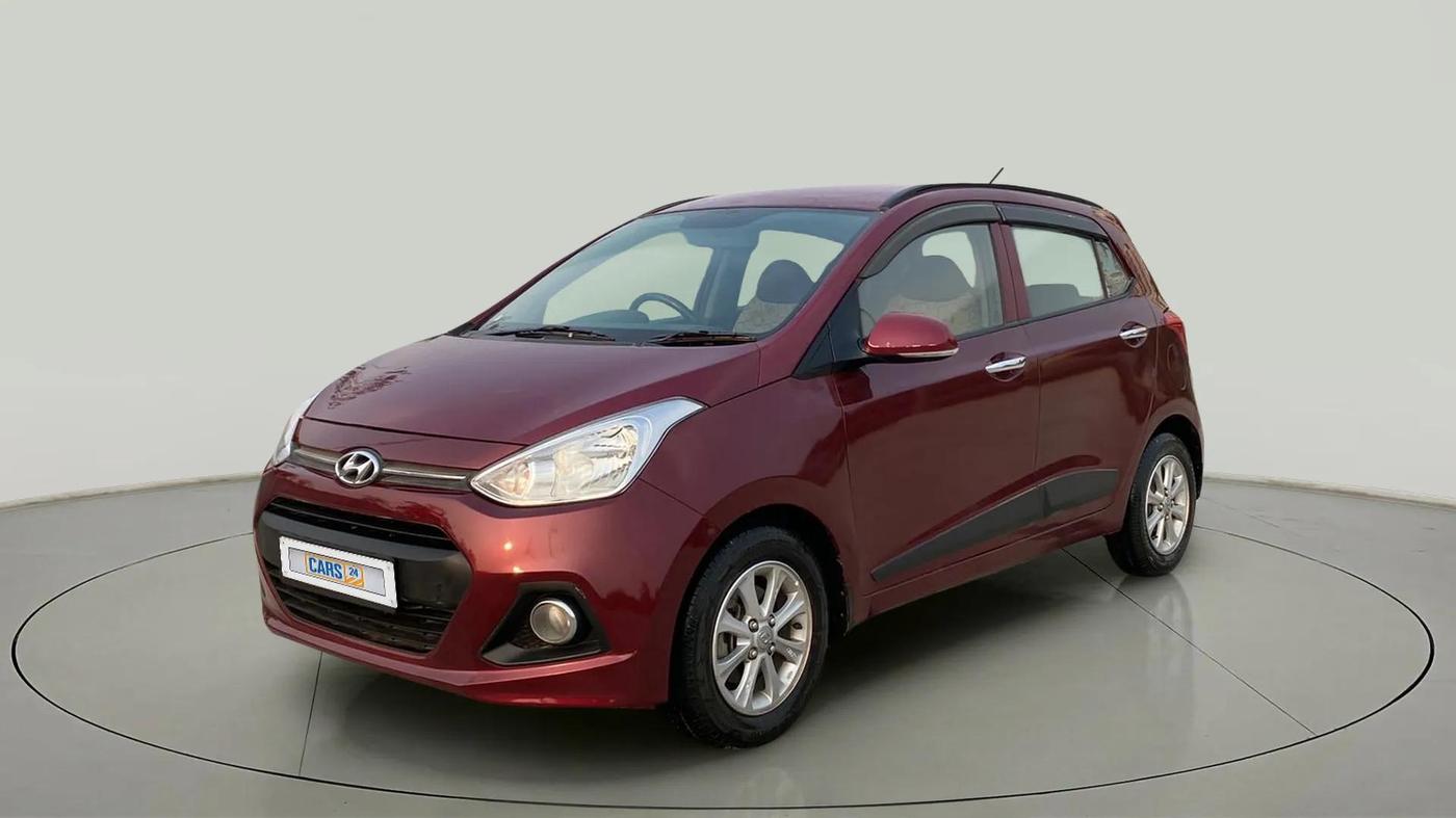 2014 Hyundai Grand i10 ASTA AT 1.2 KAPPA VTVT, Petrol, Automatic, 63,497 km, Left Front Diagonal