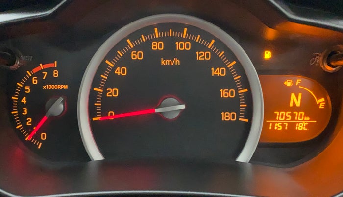 2016 Maruti Celerio ZXI AMT ABS, Petrol, Automatic, 70,699 km, Odometer Image