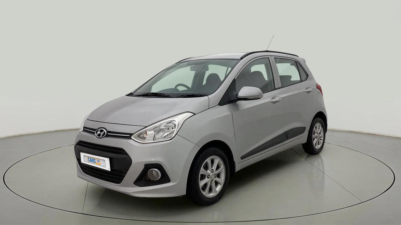2015 Hyundai Grand i10 ASTA AT 1.2 KAPPA VTVT, Petrol, Automatic, 55,380 km, Left Front Diagonal