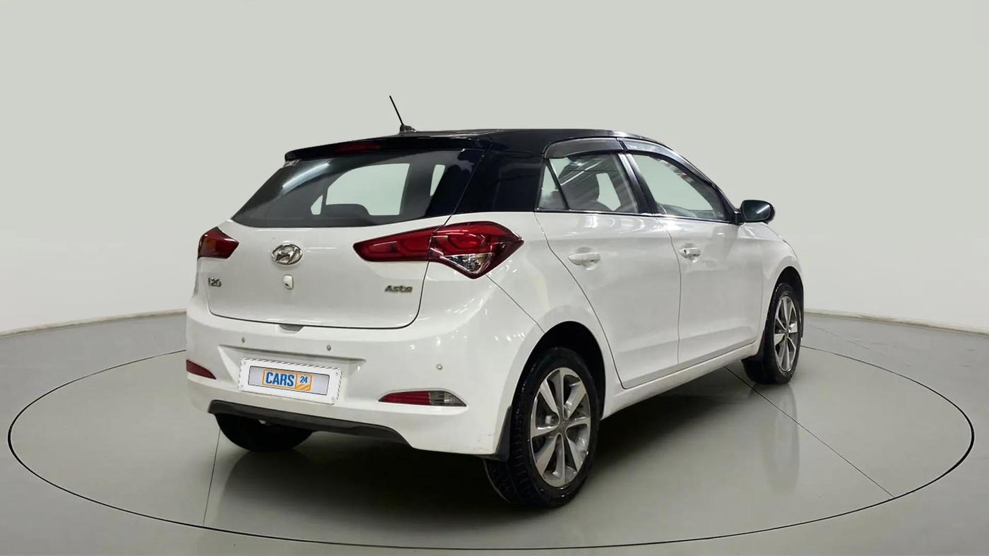 2017 Hyundai Elite i20 ASTA 1.2 DUAL TONE, Petrol, Manual, 88,326 km, Right Back Diagonal