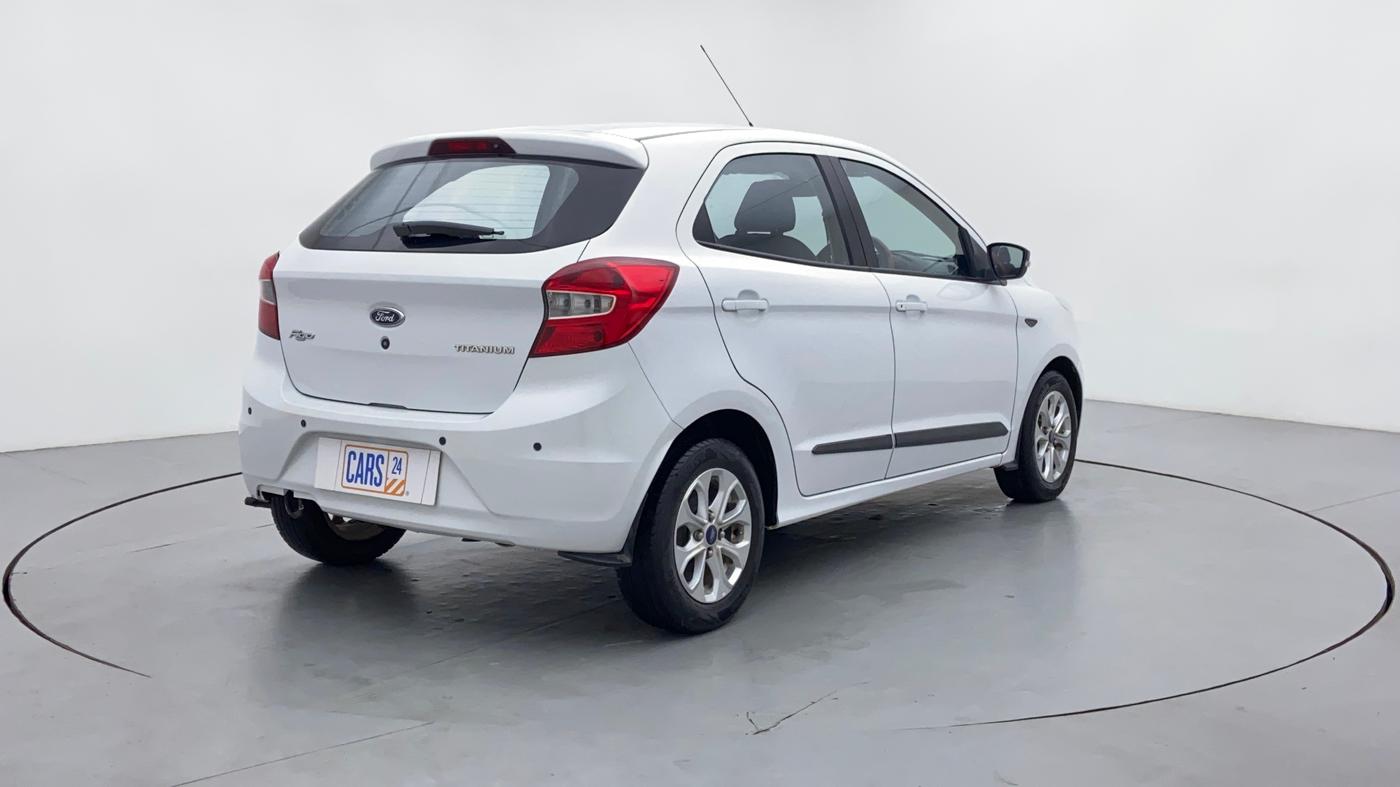 2017 Ford New Figo 1.2 TITANIUM, Petrol, Manual, 33,257 km, Right Back Diagonal (45- Degree) View