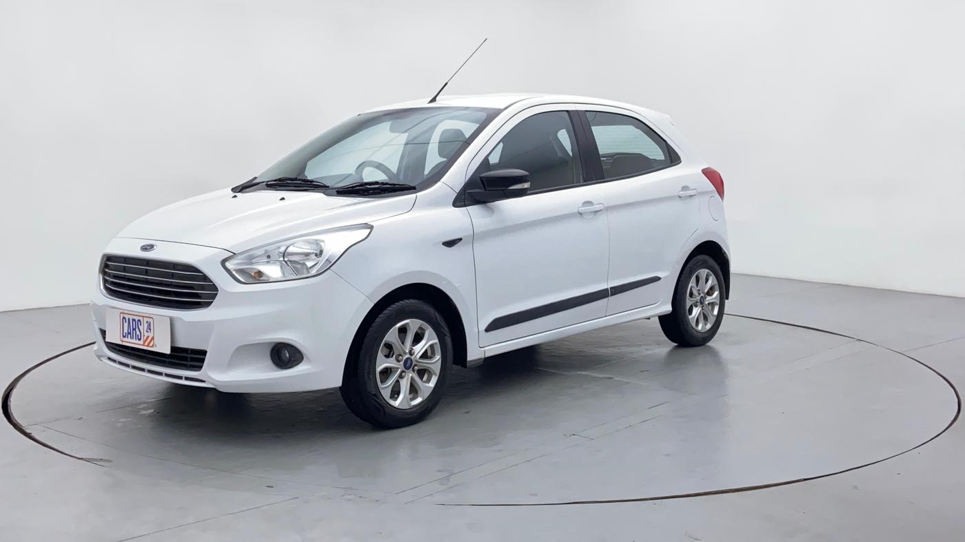 2017 Ford New Figo 1.2 TITANIUM, Petrol, Manual, 33,257 km, Left Front Diagonal (45- Degree) View