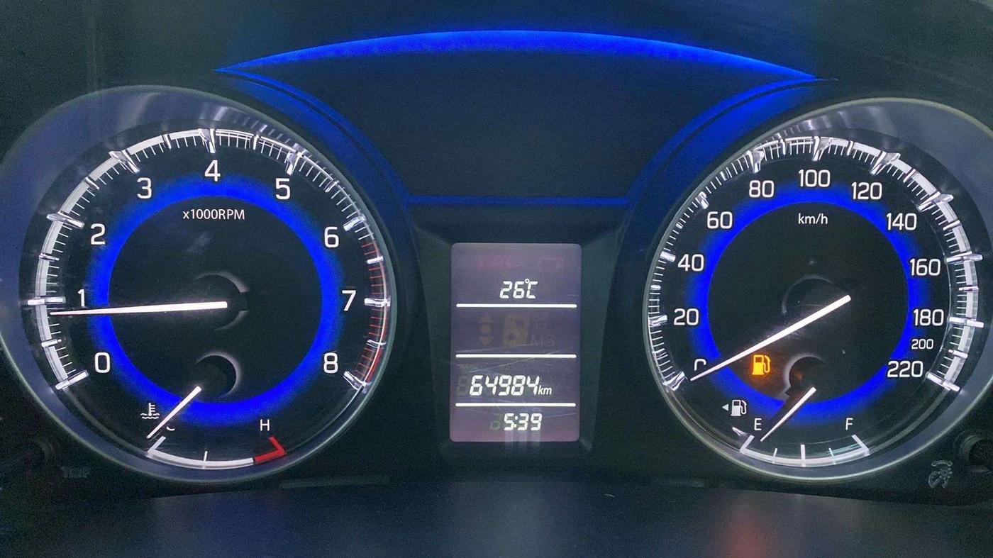 2017 Maruti Baleno DELTA PETROL 1.2, Petrol, Manual, 65,007 km, Odometer Image