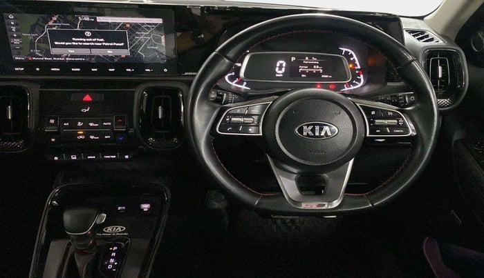 2020 KIA SONET GTX PLUS 1.5 AT, Diesel, Automatic, 29,496 km, Steering Wheel Close Up