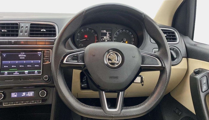 2019 Skoda Rapid AMBITION 1.6 MPI MT, Petrol, Manual, 32,323 km, Steering Wheel Close Up