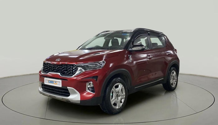 2021 KIA SONET HTX 1.0 IMT, Petrol, Manual, 24,239 km, Left Front Diagonal