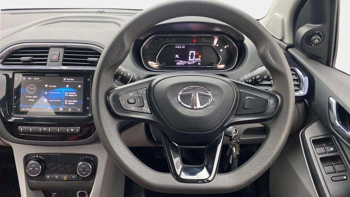 2021 Tata Tiago XZA PLUS PETROL, Petrol, Automatic, 28,663 km, Steering Wheel Close Up