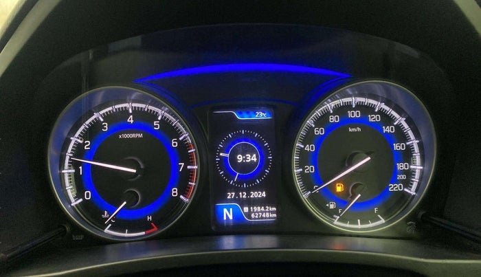 2017 Maruti Baleno ZETA CVT PETROL 1.2, Petrol, Automatic, 63,002 km, Odometer Image