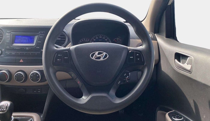 2016 Hyundai Grand i10 SPORTZ 1.2 KAPPA VTVT, Petrol, Manual, 44,494 km, Steering Wheel Close Up
