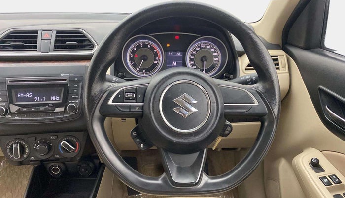 2019 Maruti Dzire VXI AMT, Petrol, Automatic, 20,572 km, Steering Wheel Close Up