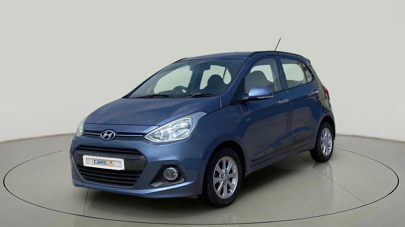 2015 Hyundai Grand i10 ASTA AT 1.2 KAPPA VTVT, Petrol, Automatic, 68,619 km, Left Front Diagonal