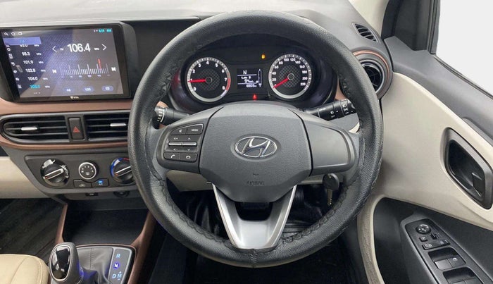 2022 Hyundai AURA S 1.2 AMT, Petrol, Automatic, 19,204 km, Steering Wheel Close Up