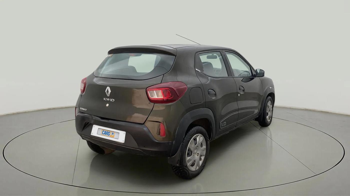 2021 Renault Kwid RXT 1.0 AMT (O), Petrol, Automatic, 31,614 km, Right Back Diagonal