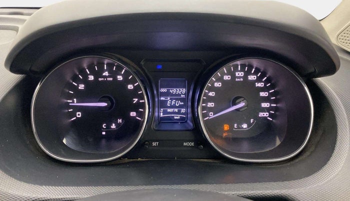 2018 Tata Tiago XZ PETROL, Petrol, Manual, 49,476 km, Odometer Image