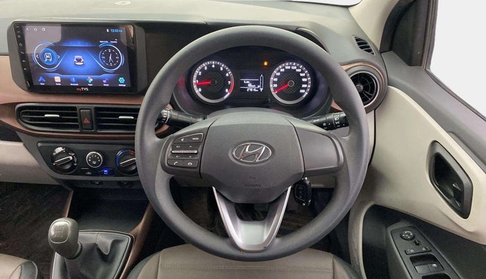 2021 Hyundai AURA S 1.2, Petrol, Manual, 27,949 km, Steering Wheel Close Up