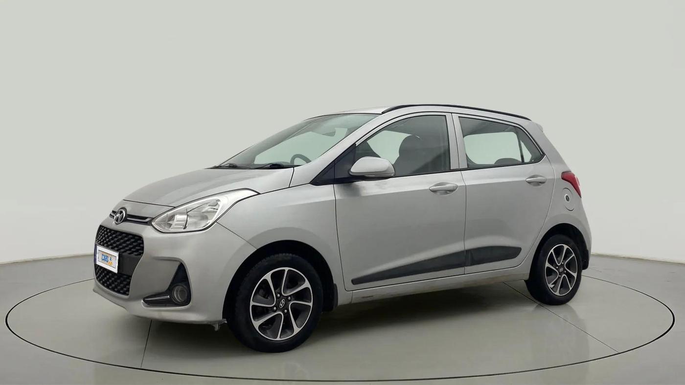 2018 Hyundai Grand i10 SPORTZ AT 1.2 KAPPA VTVT, Petrol, Automatic, 64,782 km, Left Front Diagonal