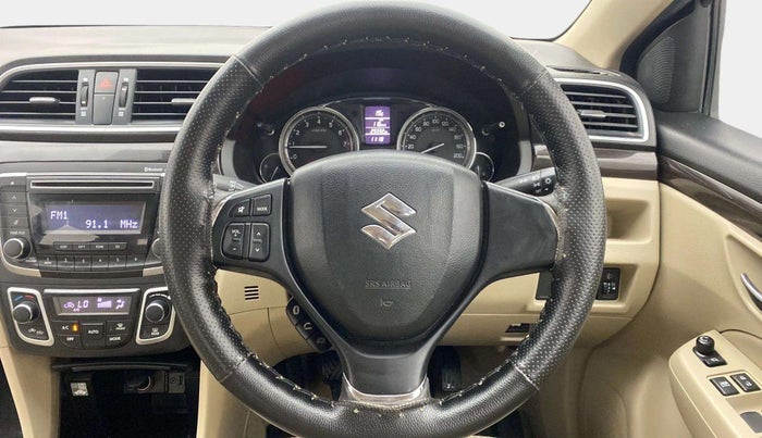 2017 Maruti Ciaz ZXI, Petrol, Manual, 29,340 km, Steering Wheel Close Up