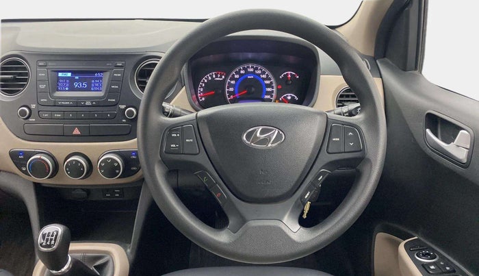 2016 Hyundai Grand i10 SPORTZ 1.2 KAPPA VTVT, Petrol, Manual, 34,982 km, Steering Wheel Close Up