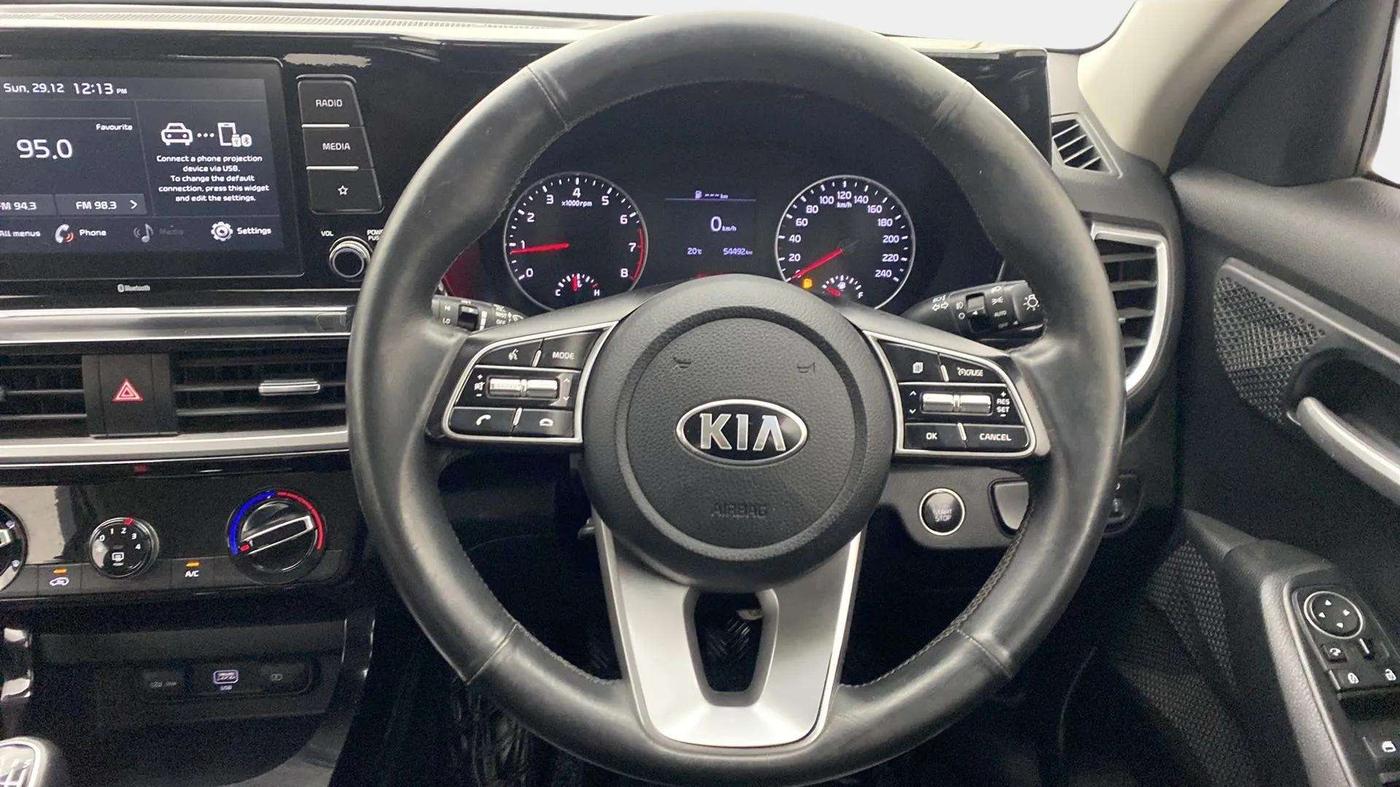 2020 KIA SELTOS HTK PLUS 1.5, Petrol, Manual, 54,486 km, Steering Wheel Close Up
