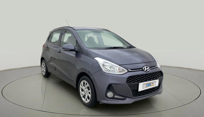 2018 Hyundai Grand i10 SPORTZ 1.2 KAPPA VTVT, Petrol, Manual, 17,342 km, Right Front Diagonal