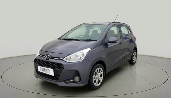 2018 Hyundai Grand i10 SPORTZ 1.2 KAPPA VTVT, Petrol, Manual, 17,342 km, Left Front Diagonal