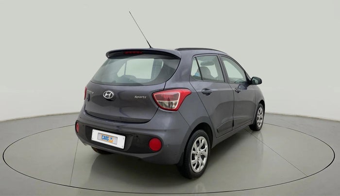 2018 Hyundai Grand i10 SPORTZ 1.2 KAPPA VTVT, Petrol, Manual, 17,342 km, Right Back Diagonal