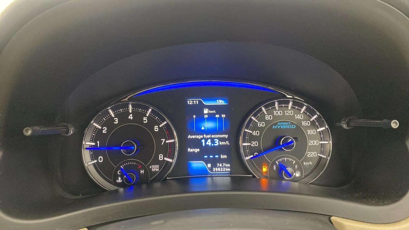 2018 Maruti Ciaz ALPHA 1.5 SHVS PETROL, Petrol, Manual, 39,795 km, Odometer Image