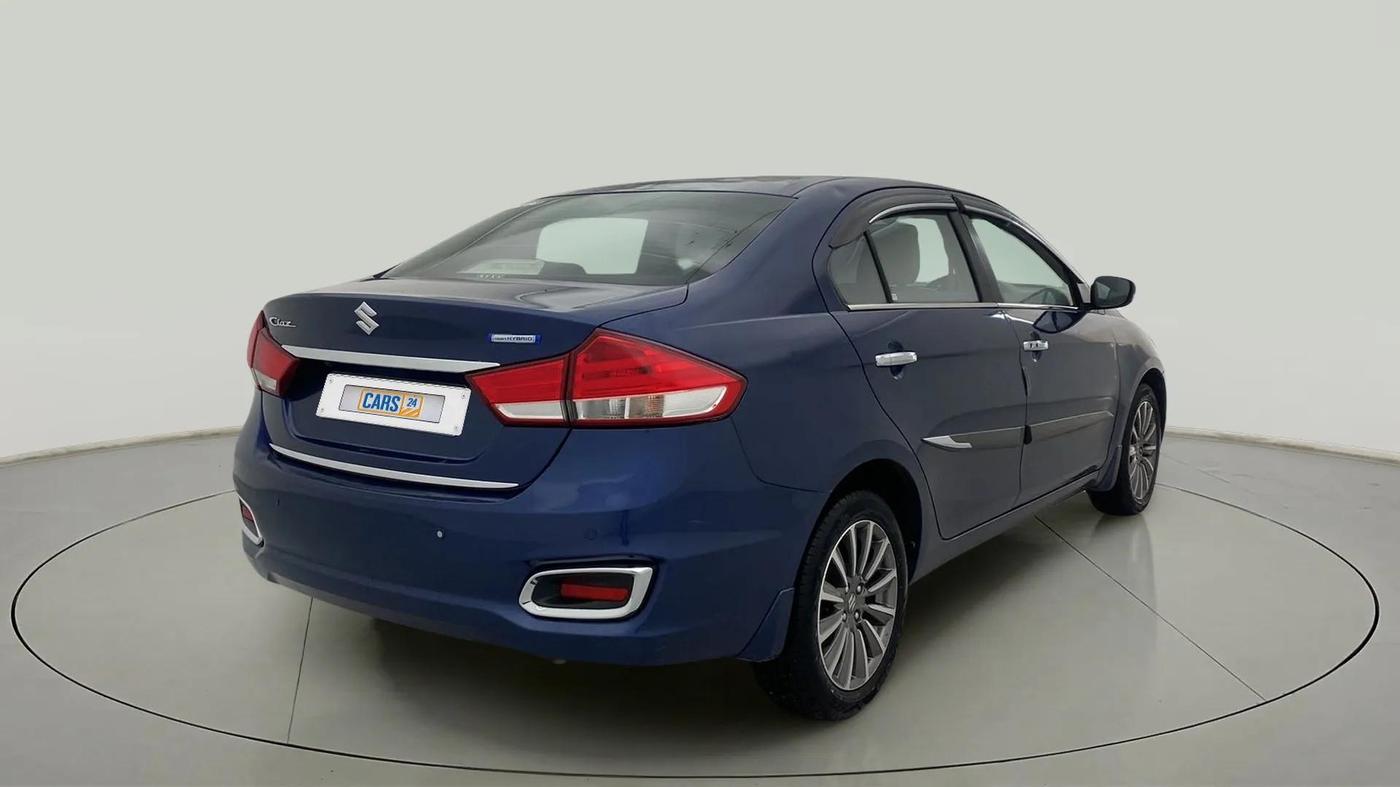 2018 Maruti Ciaz ALPHA 1.5 SHVS PETROL, Petrol, Manual, 39,795 km, Right Back Diagonal