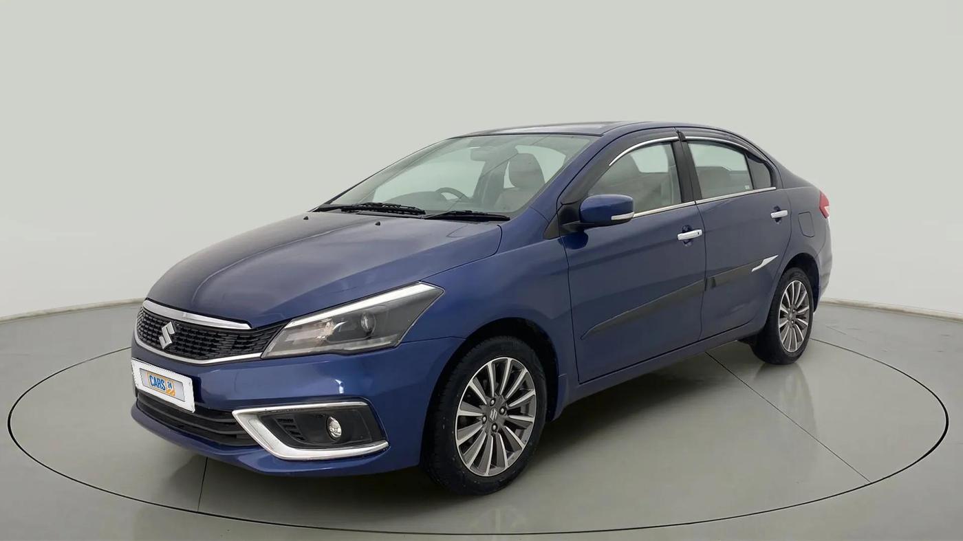 2018 Maruti Ciaz ALPHA 1.5 SHVS PETROL, Petrol, Manual, 39,795 km, Left Front Diagonal