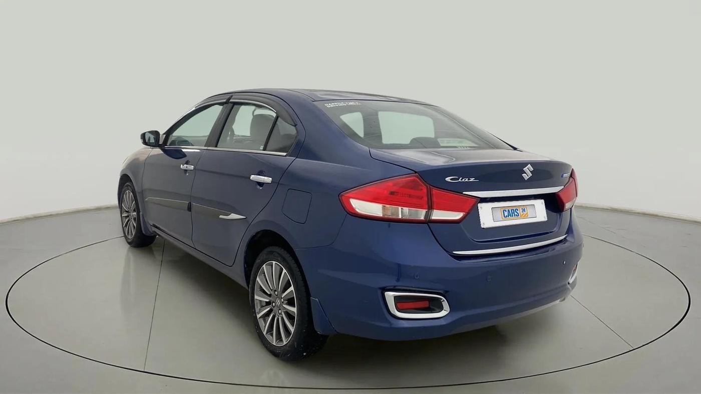 2018 Maruti Ciaz ALPHA 1.5 SHVS PETROL, Petrol, Manual, 39,795 km, Left Back Diagonal
