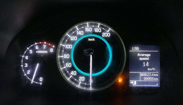 2017 Maruti IGNIS ZETA 1.2 DUAL TONE, Petrol, Manual, 99,932 km, Odometer Image