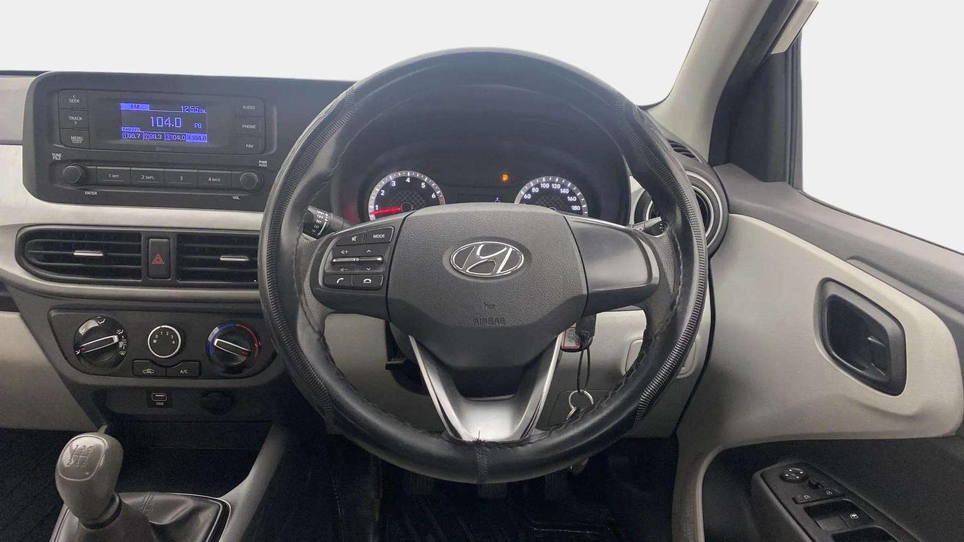2021 Hyundai GRAND I10 NIOS MAGNA 1.2 KAPPA VTVT, Petrol, Manual, 30,012 km, Steering Wheel Close Up