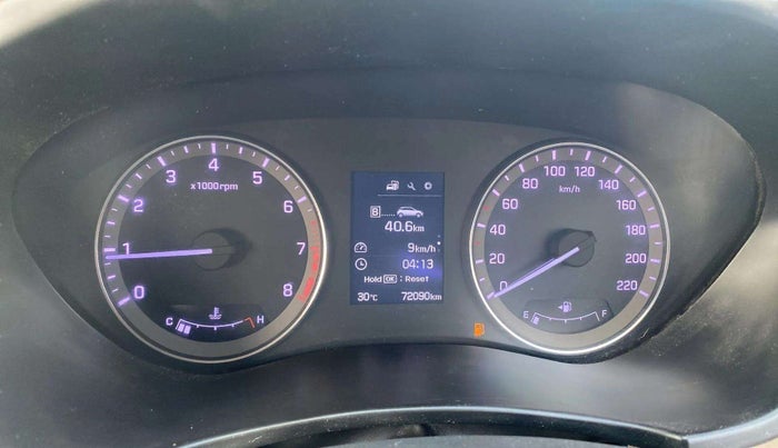 2017 Hyundai Elite i20 ASTA 1.2 (O), Petrol, Manual, 72,067 km, Odometer Image