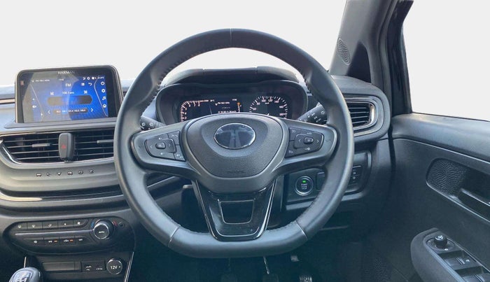 2024 Tata ALTROZ XZ Plus i-Turbo (S) Dark Edition, Petrol, Manual, 3,903 km, Steering Wheel Close Up