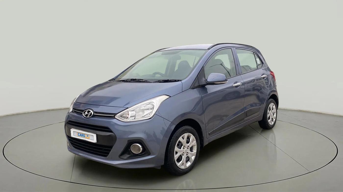 2013 Hyundai Grand i10 SPORTZ 1.2 KAPPA VTVT, Petrol, Manual, 23,457 km, Left Front Diagonal
