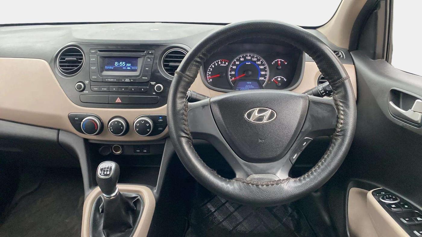 2013 Hyundai Grand i10 SPORTZ 1.2 KAPPA VTVT, Petrol, Manual, 23,457 km, Steering Wheel Close Up