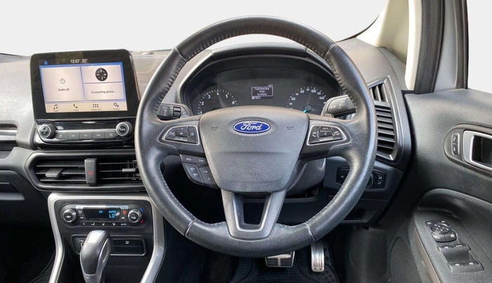 2018 Ford Ecosport TITANIUM + 1.5L PETROL AT, Petrol, Automatic, 30,372 km, Steering Wheel Close Up