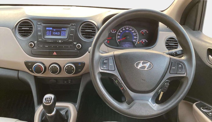 2015 Hyundai Grand i10 SPORTZ 1.2 KAPPA VTVT, Petrol, Manual, 74,133 km, Steering Wheel Close Up