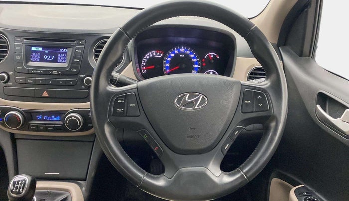 2014 Hyundai Xcent SX 1.2 (O), Petrol, Manual, 25,598 km, Steering Wheel Close Up