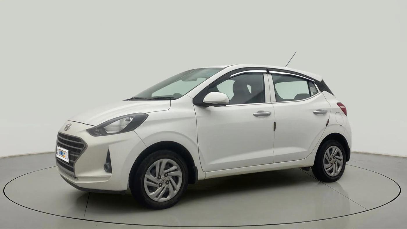 2021 Hyundai GRAND I10 NIOS MAGNA AMT 1.2 KAPPA VTVT, Petrol, Automatic, 29,371 km, Left Front Diagonal