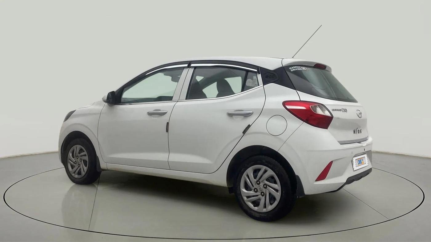 2021 Hyundai GRAND I10 NIOS MAGNA AMT 1.2 KAPPA VTVT, Petrol, Automatic, 29,371 km, Left Back Diagonal