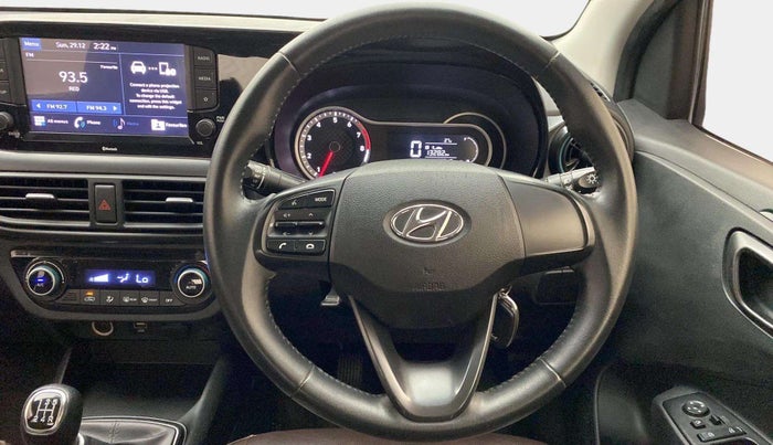 2021 Hyundai GRAND I10 NIOS SPORTZ 1.2 KAPPA VTVT DUAL TONE, Petrol, Manual, 32,524 km, Steering Wheel Close Up