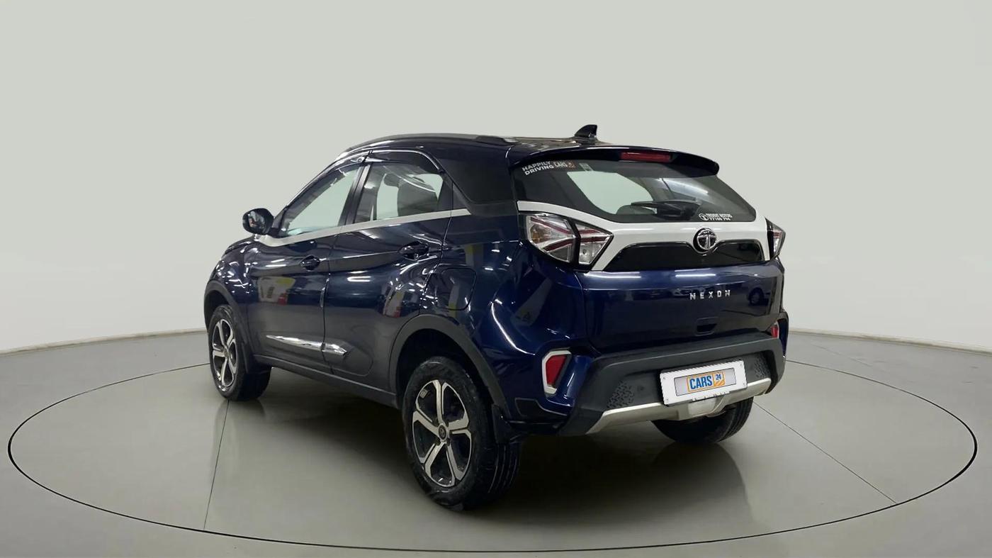 2023 Tata NEXON XZA PLUS LUXURY SUNROOF PETROL, Petrol, Automatic, 13,930 km, Left Back Diagonal