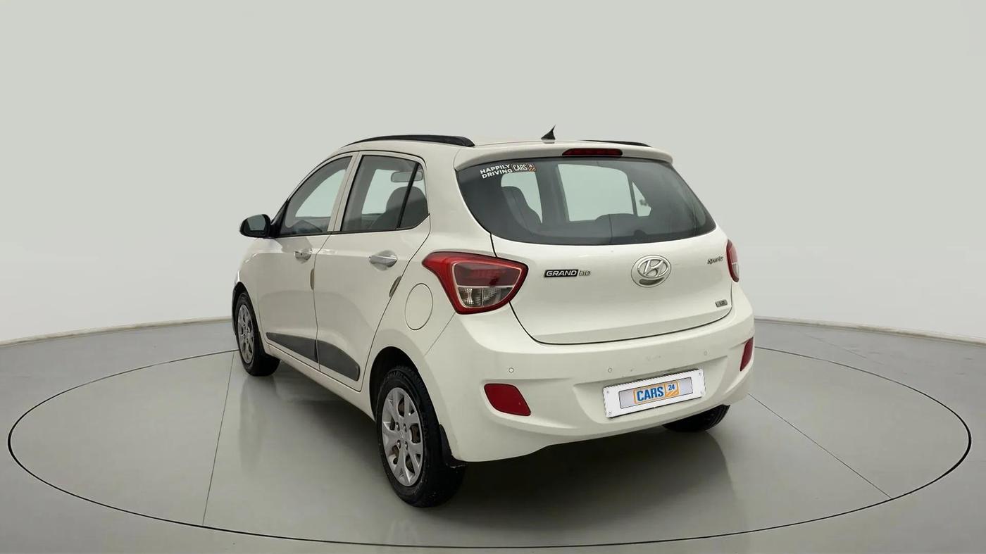 2015 Hyundai Grand i10 SPORTZ 1.2 KAPPA VTVT, Petrol, Manual, 49,770 km, Left Back Diagonal