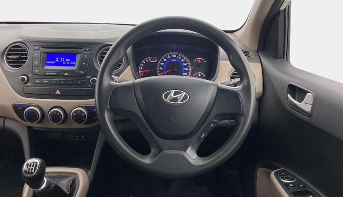 2015 Hyundai Grand i10 SPORTZ 1.2 KAPPA VTVT, Petrol, Manual, 49,770 km, Steering Wheel Close Up
